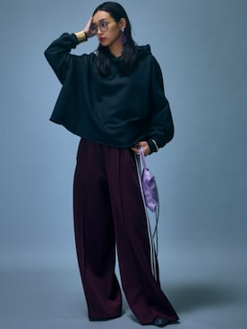 「GEVS.（ジェイヴィス）のアイテム」を使った、ZOZO_SMILELAND_STAFFさん（レディース・163cm）の秋コーディネート