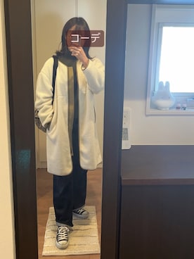 「FORK&SPOON（フォークアンドスプーン）のアイテム（ジャケット/アウター）」を使った、sair13さん（レディース・160cm）の冬コーディネート