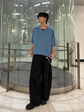 「Lui's（ルイス）のアイテム」を使った、koki.w_68さん（メンズ・175cm）の夏コーディネート