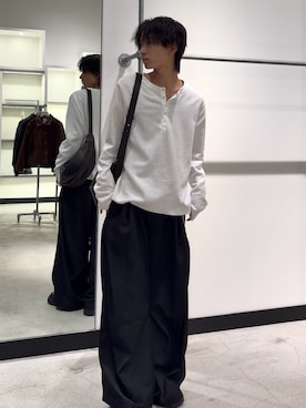 「Lui's（ルイス）のアイテム（バッグ）」を使った、koki.w_68さん（メンズ・175cm）の秋コーディネート