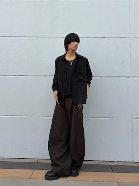 「Lui's（ルイス）のアイテム（シャツ/ブラウス）」を使った、koki.w_68さん（メンズ・175cm）の秋コーディネート