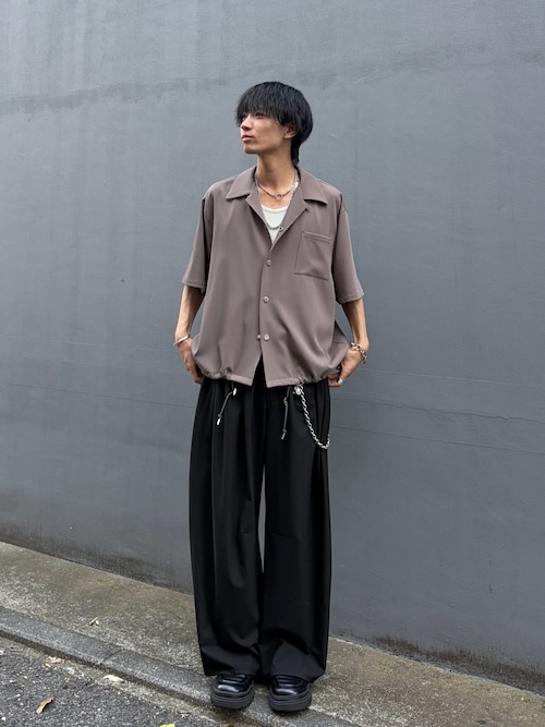 Lui's（ルイス） ワイドパンツ スラックス 鬼タックカーブパンツ