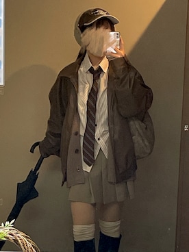 mihohoo_152さん（骨格ナチュラル・レディース・152cm）の秋コーディネート