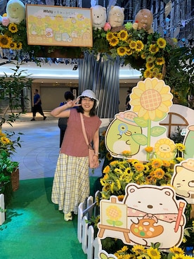 「Honeys（ハニーズ）のアイテム」を使った、コナン&すみっこぐらし推しさん（レディース・151cm）の夏コーディネート