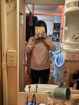 「Mac-House（マックハウス）のアイテム（パンツ）」を使った、コナン&すみっこぐらし推しさん（レディース・151cm）の秋コーディネート