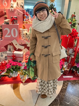 「アイテム（ハンチング/ベレー帽）」を使った、コナン&すみっこぐらし推しさん（レディース・151cm）の秋コーディネート