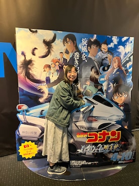 「Honeys（ハニーズ）のアイテム」を使った、コナン&すみっこぐらし推しさん（レディース・151cm）の春コーディネート