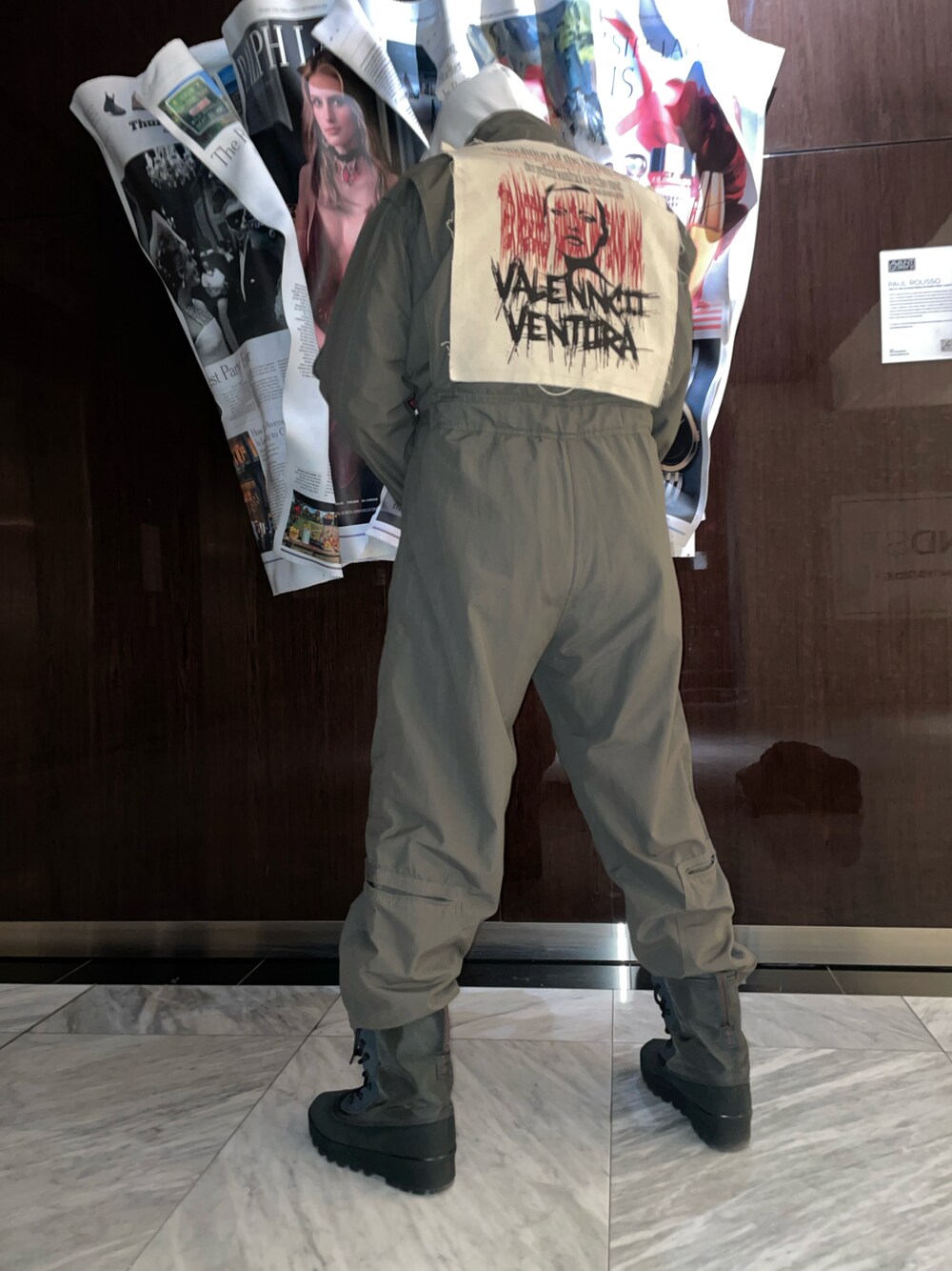 「jumpsuit」｜「Valenncii Ventoraのアイテム（オールインワン・サロペット、その他）」を使った、valennciiさん（メンズ・183cm）の春コーディネートの1枚目の写真