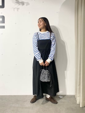 「NANO universe（ナノユニバース）のアイテム（ワンピース/ドレス）」を使った、nano4410さん（レディース・160cm）の秋コーディネート