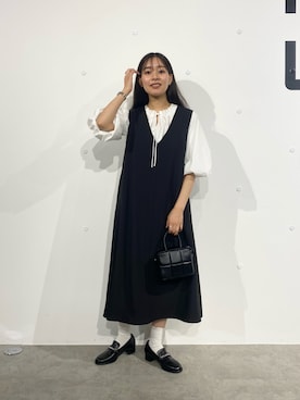 「NANO universe（ナノユニバース）のアイテム（ワンピース/ドレス）」を使った、nano4410さん（レディース・160cm）の夏コーディネート