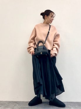 「アイテム（サンダル）」を使った、JUNNA さん（レディース・148cm・30代）の秋コーディネート