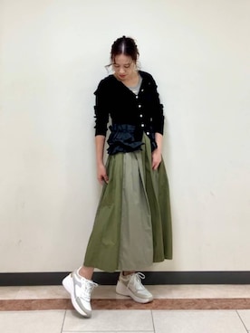 「HIMIKO（ヒミコ）のアイテム」を使った、JUNNA さん（レディース・148cm）の秋コーディネート