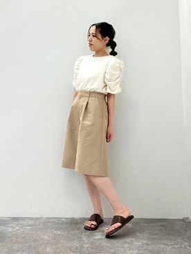 「HIMIKO（ヒミコ）のアイテム」を使った、JUNNA さん（レディース・148cm）の秋コーディネート