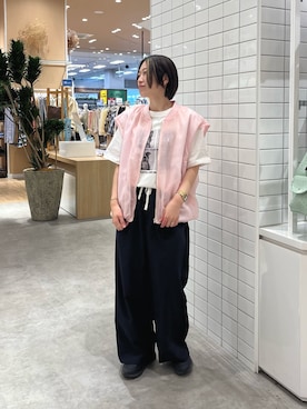 「CIAOPANIC TYPY（チャオパニックティピー）のアイテム（ブルゾン）」を使った、Natsukiさん（レディース・156cm）の春コーディネート