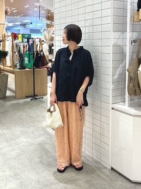 「CIAOPANIC TYPY（チャオパニックティピー）のアイテム」を使った、Natsukiさん（レディース・156cm）の夏コーディネート