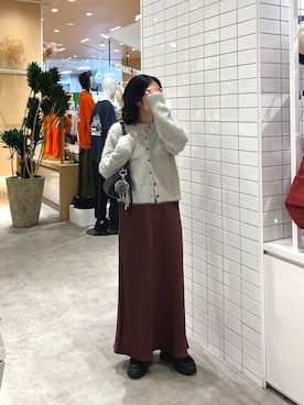 「CIAOPANIC TYPY（チャオパニックティピー）のアイテム（ショルダーバッグ）」を使った、Natsukiさん（レディース・156cm）の秋コーディネート