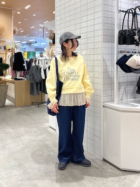 「CIAOPANIC TYPY（チャオパニックティピー）のアイテム（帽子）」を使った、Natsukiさん（レディース・156cm）の冬コーディネート