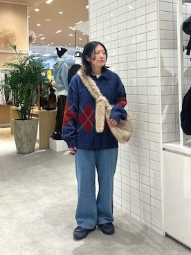 「CIAOPANIC TYPY（チャオパニックティピー）のアイテム」を使った、Natsukiさん（骨格ウェーブ・レディース・156cm）の冬コーディネート