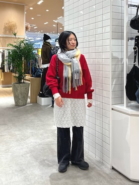 「CIAOPANIC TYPY（チャオパニックティピー）のアイテム」を使った、Natsukiさん（骨格ウェーブ・レディース・156cm）の冬コーディネート