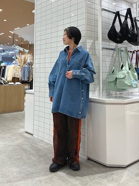 「etsinta（エシンタ）のアイテム（パンツ）」を使った、Natsukiさん（レディース・156cm）の春コーディネート