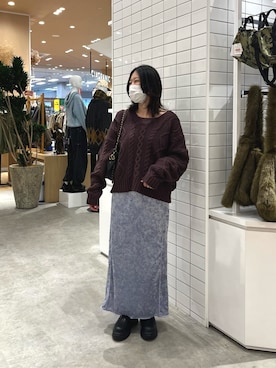 Natsukiさん（レディース・156cm）の冬コーディネート