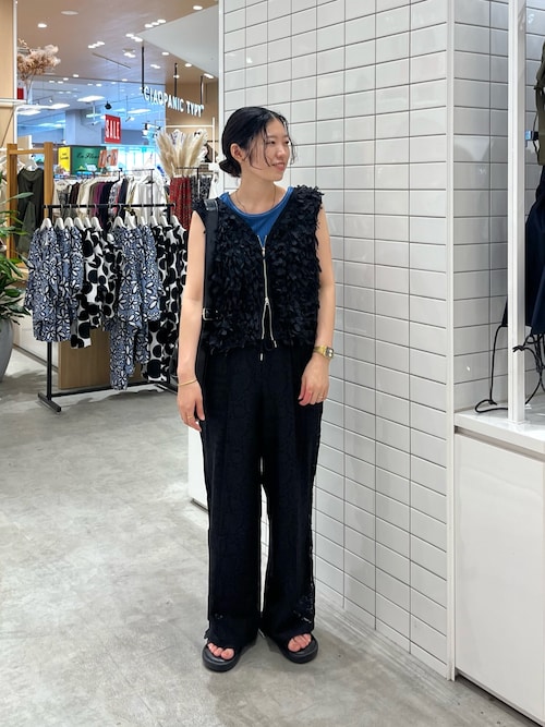 リボンフリンジZIPベスト