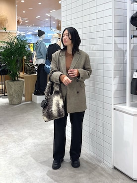 Natsukiさん(レディース・156cm)の冬コーディネート