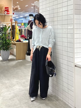 「CIAOPANIC TYPY（チャオパニックティピー）のアイテム（キーホルダー）」を使った、Natsukiさん（レディース・156cm）の秋コーディネート