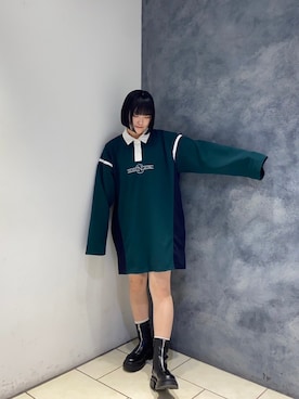 「179/WG（イチナナキュウダブルジー）のアイテム」を使った、NICOLE CLUB staffさん（骨格ストレート・レディース・150cm）の冬コーディネート