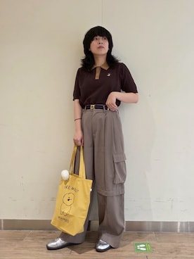 「179/WG（イチナナキュウダブルジー）のアイテム」を使った、NICOLE CLUB staffさん（レディース・158cm）の夏コーディネート