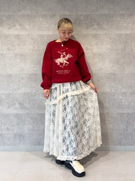 NICOLE CLUB staffさん（レディース・150cm）の秋コーディネート