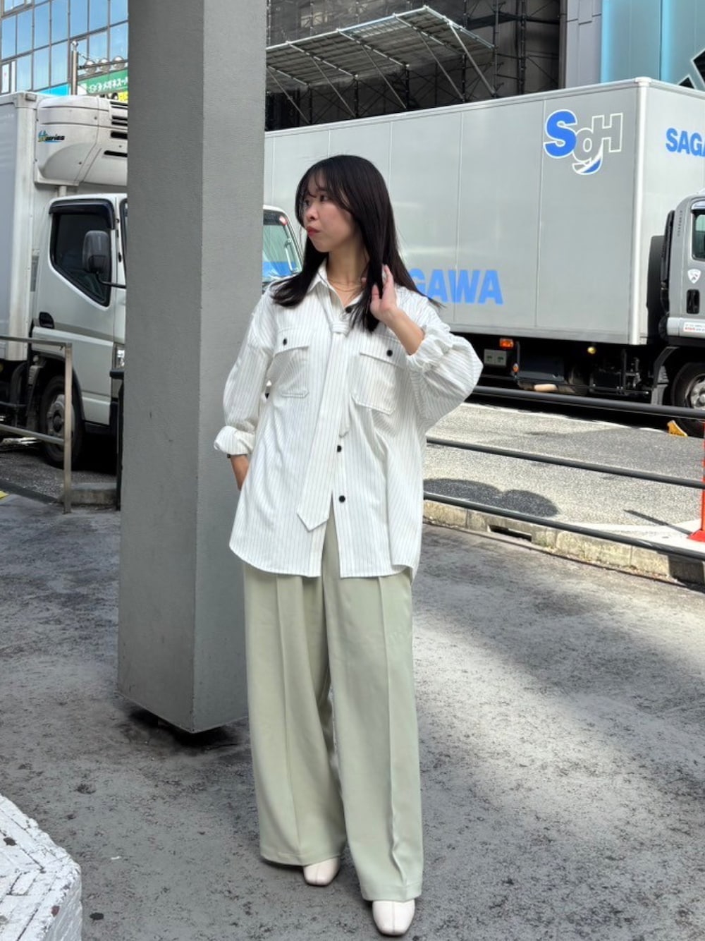 ブラウス シャツ Ink Style Shirt レディース 1741932851_1000.jpg