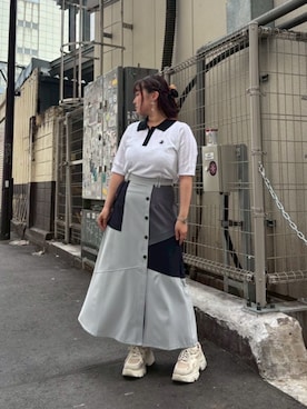 「knit」｜NICOLE CLUB staffさん（レディース・146cm）の夏コーディネート