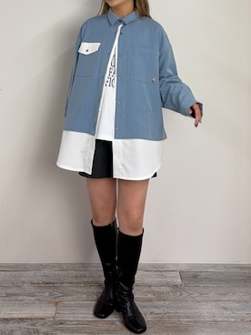 NICOLE CLUB staffさん(レディース・160cm)の冬コーディネート