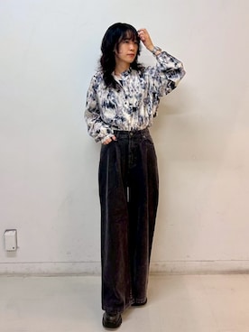 NICOLE CLUB staffさん（レディース・166cm）の冬コーディネート