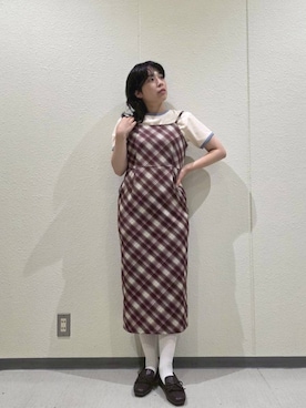 NICOLE CLUB staffさん（レディース・158cm）の秋コーディネート