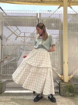 NICOLE CLUB staffさん（レディース・158cm）の夏コーディネート