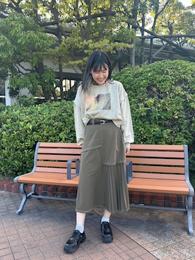 「179/WG（イチナナキュウダブルジー）のアイテム」を使った、NICOLE CLUB staffさん（レディース・160cm）の秋コーディネート