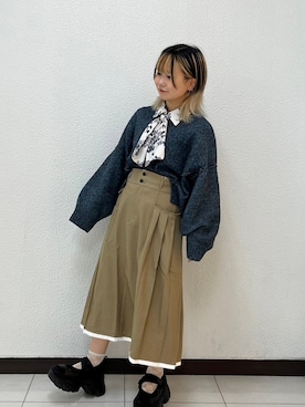 NICOLE CLUB staffさん(レディース・158cm)の秋コーディネート