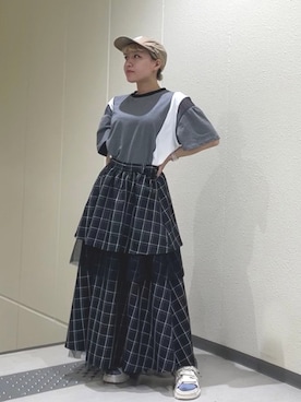 NICOLE CLUB staffさん（レディース・150cm）の夏コーディネート