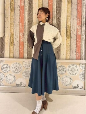 NICOLE CLUB staffさん(レディース・157cm)の春コーディネート