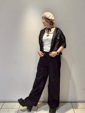 NICOLE CLUB staffさん(レディース・156cm)の秋コーディネート