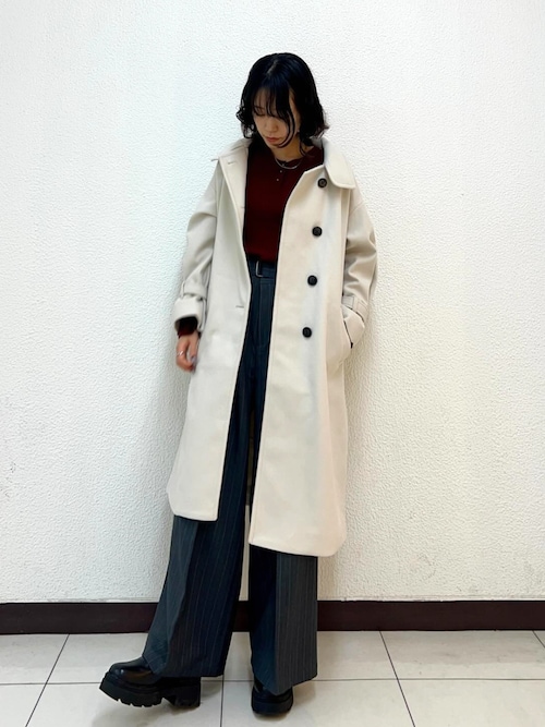 90s NICOLE ウールロングコート 名作 初期 本人期 90s NICOLE ウールロングコート 名作 初期 本人期