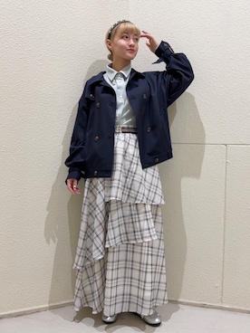 NICOLE CLUB staffさん（レディース・150cm）の秋コーディネート