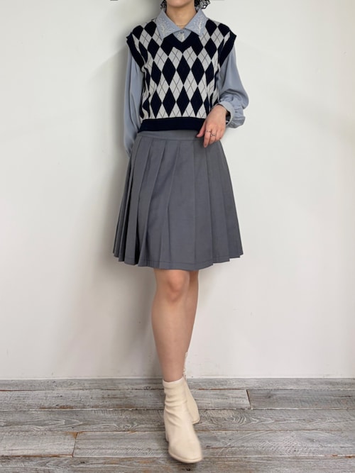 ミニプリーツスカート（スカート）｜179/WG（イチナナキュウダブルジー