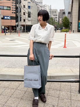 NICOLE CLUB staffさん(レディース・150cm)の夏コーディネート