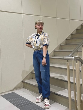 NICOLE CLUB staffさん（レディース・150cm）の夏コーディネート