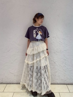 NICOLE CLUB staffさん(レディース・156cm)の夏コーディネート