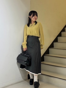 NICOLE CLUB staffさん（レディース・154cm）の秋コーディネート