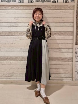 NICOLE CLUB staffさん(レディース・157cm)の春コーディネート